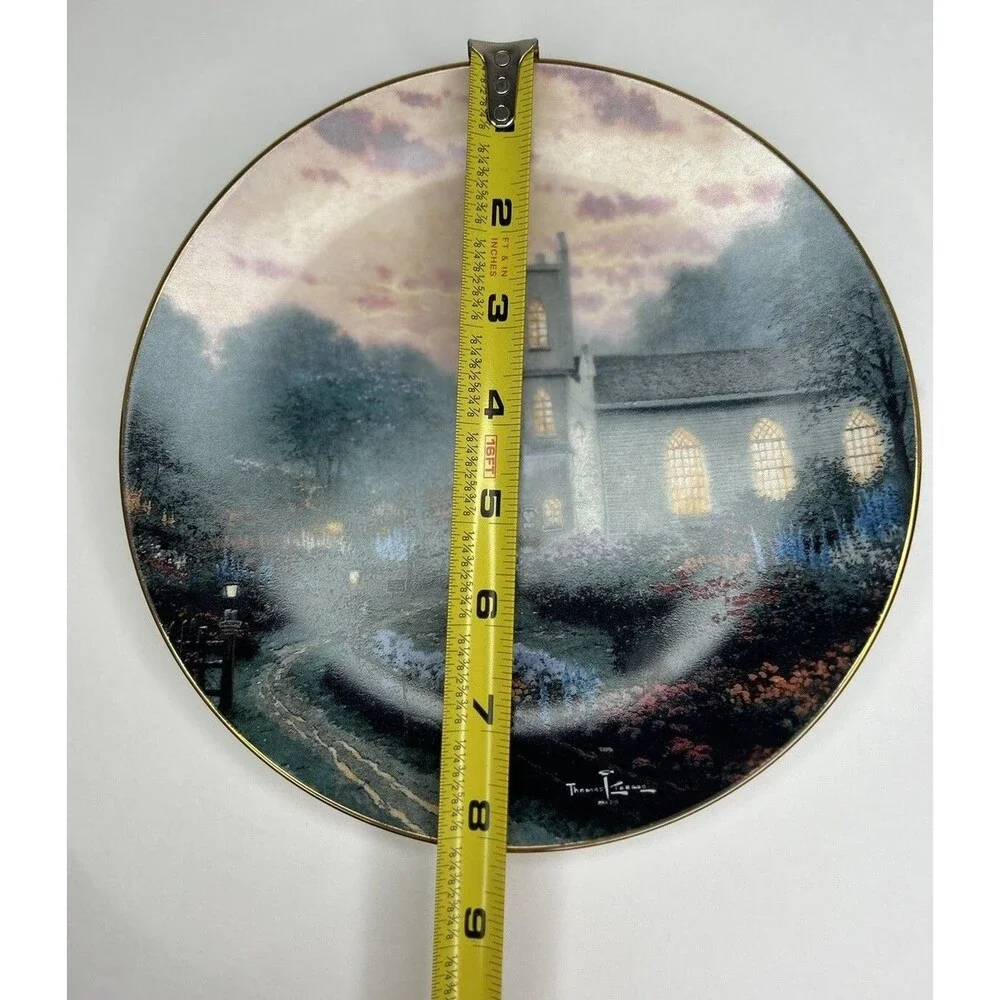 Thomas Kinkade Blossom Hill Church Collectors Plate (Limited Edition)